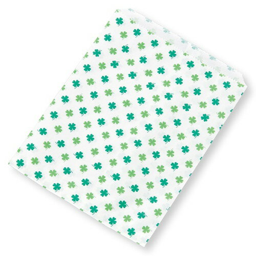 紙袋(平袋) クローバー ベロ付き平袋 18×23.5cm (100枚) kp38-304-1-3