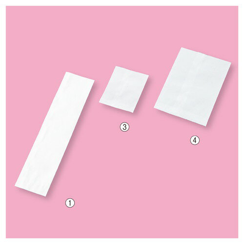 紙袋(平袋) 平袋 白無地 8×11cm (400枚) kp38-304-10-3