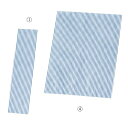 紙袋(平袋) モノストライプ 平袋ブルー 5.5×24.5cm (3000枚) kp38-304-13-5