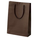 マット貼り紙袋 ブラウン 22.5×8×32cm (10枚) kp38-431-38-6