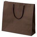 マット貼り紙袋 ブラウン 33×10×30cm (10枚) kp38-431-38-7