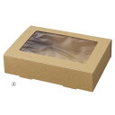 透明フィルム窓付きギフトボックス フレームボックス 18.2×13.2×6cm(10枚) kp38-757-57-3
