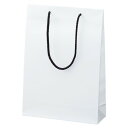 マット貼り紙袋 白 22.5×8×32cm (50枚) kp38-781-95-11