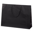 マット貼り紙袋 黒 55×15×41cm (10枚) kp38-781-96-7