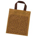 ハンドル付きポリ袋 レオパード 43×38×底マチ10cm (300枚) kp38-782-36-6