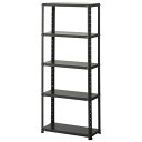 (店舗運営用品) (事務機器) (在庫ラック) kp38-363-1-6 ライトラックW60cm 5段 スレートグレー
