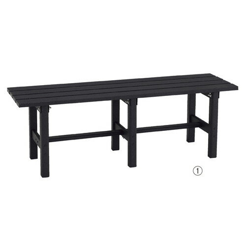 (店舗運営用品) (運営サポート用品) (ガーデン用品・テント) kp38-434-7-3 アルミ製ベンチ W180cm