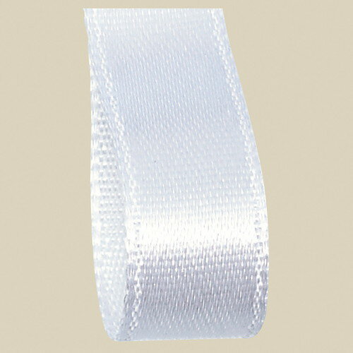 サテンリボン 6mm幅 ホワイト (1巻) kp38-800-69-1