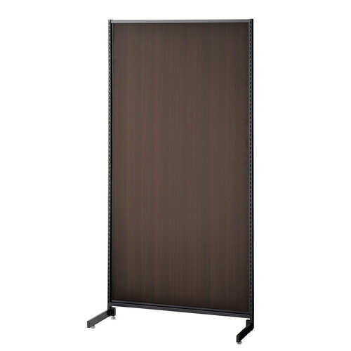 (本体) スタンダードフレーム SF90中央片面タイプ W90×H180cm 黒 ダークブラウンパネル付き kp38-751-11-5