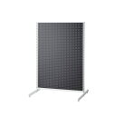 (本体) スタンダードフレーム SF90中央両面タイプ W90×H135cm 白 ブラック有孔パネル付き kp38-751-12-7