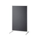 (本体) スタンダードフレーム SF90中央両面タイプ W90×H150cm 白 ブラック有孔パネル付き kp38-751-13-7