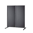 (本体) スタンダードフレーム SF120中央両面タイプ W120×H150cm 黒 ブラック有孔パネル付き kp38-751-21-7