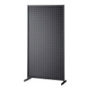 (本体) スタンダードフレーム SF90中央両面スリムタイプ W90×H180cm 黒 ブラック有孔パネル付き kp38-751-27-7