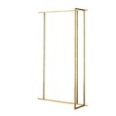 (連結) ユニットラック UR120壁面タイプ W120×H210cm アンティークゴールド オープンタイプ ※本体別売 kp38-751-39-1