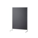 (本体) スタンダードフレーム SF90中央片面タイプ W90×H135cm 白 ブラック有孔パネル付き kp38-751-6-7