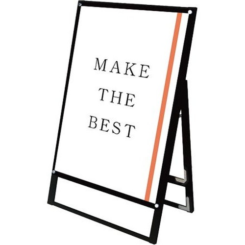 【ブラックポスター用スタンド看板マグネジ】 B1片面ブラック BPSSKMN-B1KB