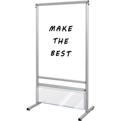 【スマートメッセージスタンドホワイトボード】【カタログケース付】 A1 SMMSWBK-A1