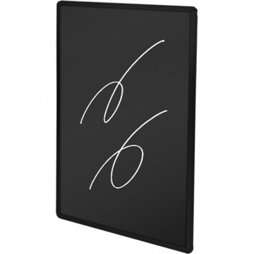 【マーカーボード】【枠付ブラックボード】 300×450mm BBW300×450 吊り下げても邪魔にならない薄型フレームが付いた磁石も使えるマーカーボード