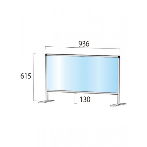 【飛沫防止パーテーション】【アクリル板パーテーション】 パーテーションスタンド450X900 HBP450X900軽くて丈夫なアルミフレームを使用した飛沫防止パーテーション｜アクリルパーテーション 飛沫パーテーション 飛沫防止パーテーション安い 飛沫感染防止 パーテーション