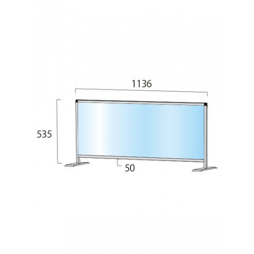 【飛沫防止パーテーション】【アクリル板パーテーション】 パーテーションスタンド450X1100ロウ HBPL450X1100軽くて丈夫なアルミフレームを使用した飛沫防止パーテーション｜アクリルパーテーション 飛沫パーテーション 飛沫防止パーテーション安い 飛沫感染防止