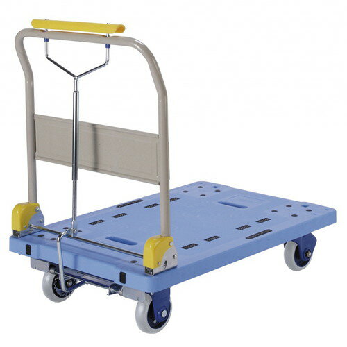 【台車】【静音樹脂台車 ハンドブレーキ付 大】 56409-2*