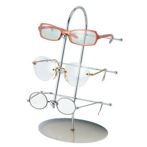 【卓上メガネディスプレイ】【3段】 60130-08