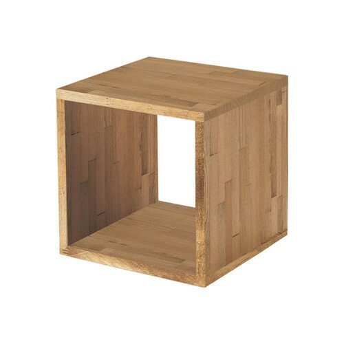 【木製サイコロボックス】【ライトオーク】 30cm角 40171BRN