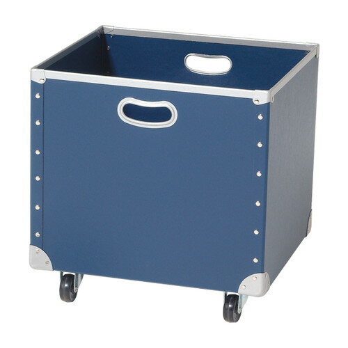 【キャスター付ボックス】【ネイビー420*380*360】 40190NVY