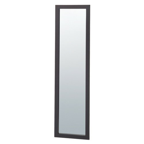 【木製スリム立掛ミラー(鏡厚5mm)濃茶】 56552-03