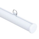 【バナーホルダー】【アルミH型パイプ】【25-920】 ホワイト 60179WHT|バナーホルダー タペストリーバー メディアホルダー 天吊りバナー 天吊りPO...