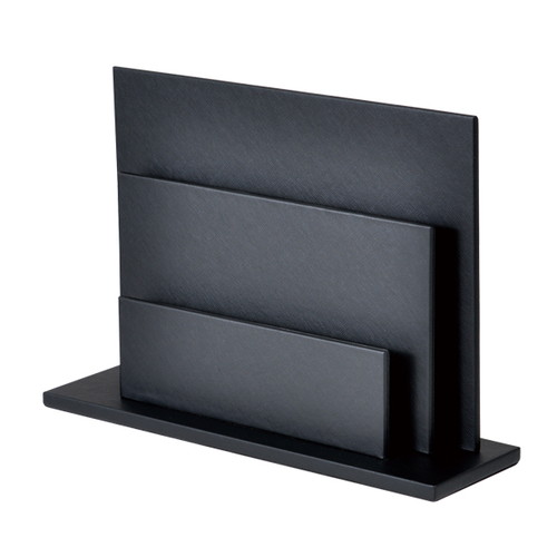 【ホテル用客室備品】【 パンフレット立】【 HG10BKブラック】 61199BLK