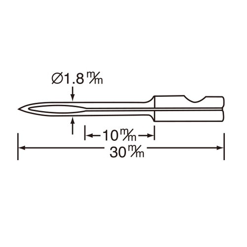 【バノック/タグ付器】【 バノック303S用替針N-2(並)履物用 】 09406***