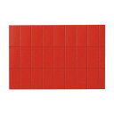 【マグネット数字シート小】【赤無地】 49924RED