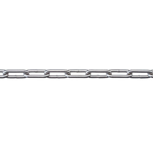 【チェーン/ワイヤー取付パーツ】【ステンレス】【ヘビーリンク】 15M巻 58784R40 ｜太い線径で強度も高いステンレスチェーン。転倒・盗難防止におすすめのステンレスチェーン。