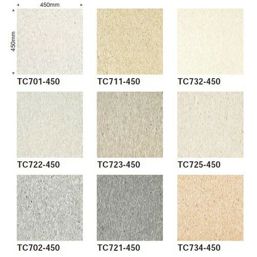 東リ タイル コーデラ ケース売り(20枚入) | 2mm厚450mm×450mmのスタンダードスルーチップコンポジショ..