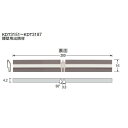 【立面仕上材】【東リ 立面仕上材】 ファブテック腰壁用出隅材 ケース売り(5個) | 繊維芯材に塩ビ樹脂をコーティングした糸を使用した織物シート。意匠性の高い空間をご提案します。(3)