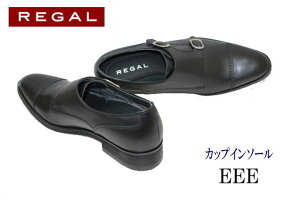 【送料無料】REGALリーガルビジネスシューズNEWREGALWモンクストラップ37HR黒3EGORE-TEXゴアテックス靴シューズ【GORETEX】【クツ】【smtb-m】【RCP】