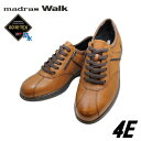 GORE-TEX(ゴアテックス)マドラスウォーク MW8010 薄茶色(ライトブラウン) 幅広 甲高 ワイズ4E 高機能防水仕様 ウォーキング シューズ 革靴 ...