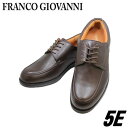 実用品 FRANCO GIOVANNI フランコジョバンニ FG5302 ダークブラウンメンズシューズ メンズウォーキングシューズ 軽量シューズ メンズ用 男性用 ワイド 幅広 甲高 軽量 ワイズ 5E ダークブラウ…