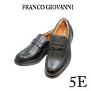 実用品 FRANCO GIOVANNI フランコジョバンニ FG5306 黒メンズシューズ メンズウォーキングシューズ 軽量シューズ メンズ用 男性用 幅広 ワイド 甲高 軽量 ワイズ 5E 黒 ブラック 25cm 25.5cm 2…