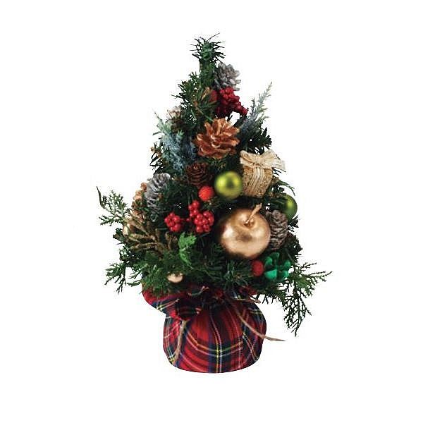 ミニクリスマスツリー 飾り付き 30cm