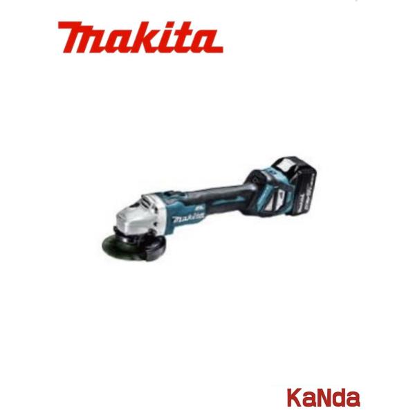 makita　マキタ　GA412DRGX　充電式ディスクグラインダ　バッテリBL1860B×2本・充電器DC18RF・ケース付