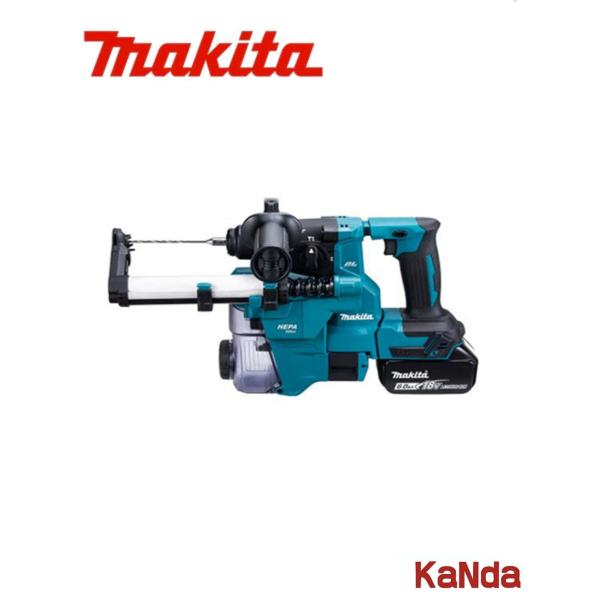 makita　マキタ　HR183DRGXV　18mm充電式ハンマドリル　バッテリBL1860B×2本・充電器DC18RF・ケース付　集じんシステム付・ビット別売