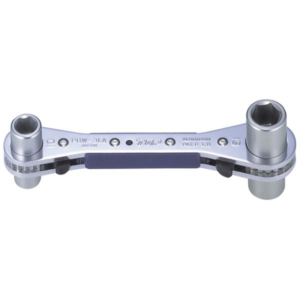 Rakuten - TOP工業　PRW-3LA　アルラッチ（アルミ製ラクラッチ）（ロング4サイズ板ラチェットレンチ）