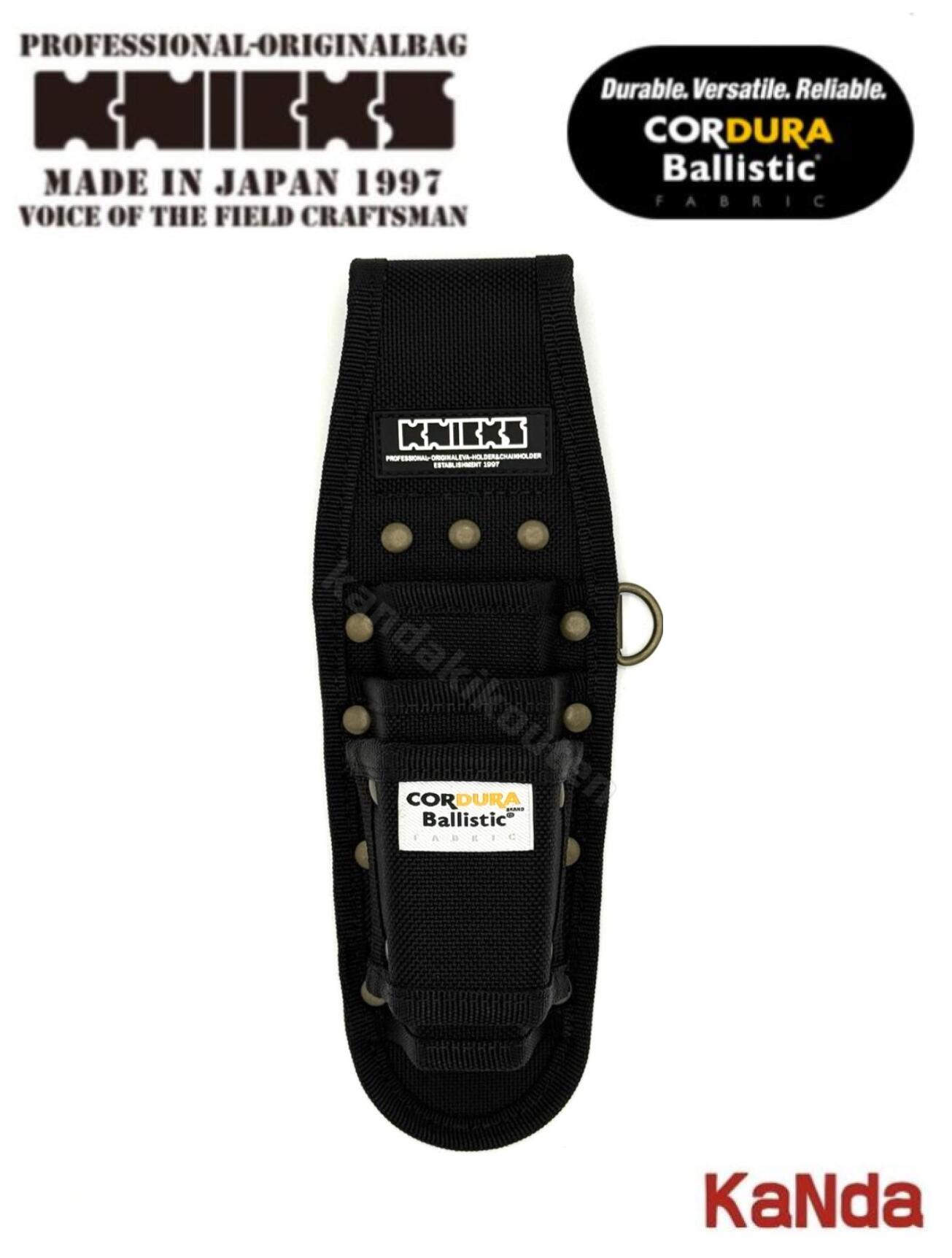 KNICKS　ニックス　TF-303PN　EVA/コーデュラバリスティック生地TFシリーズペンチ3Pホルダー　腰袋　腰道具　工具差し　金具　御主の腰袋思う存分自慢せよ