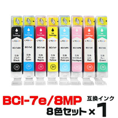 【時間限定クーポン配布】BCI-7e/8MP