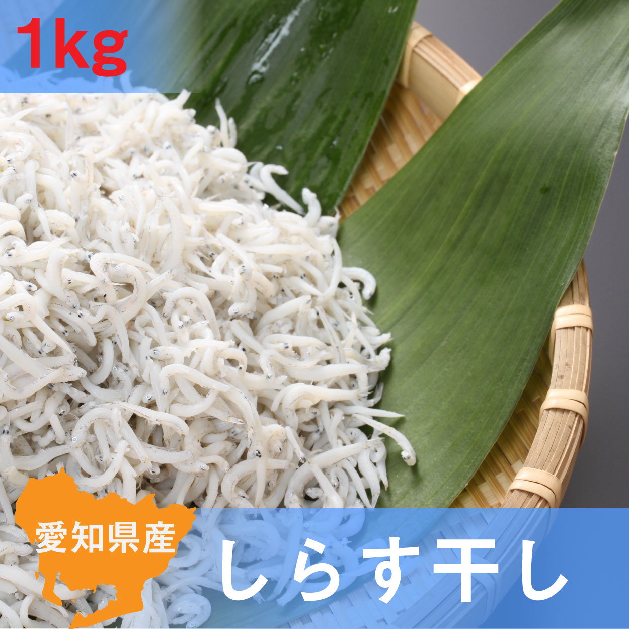 しらす屋のしらす干し1kg (上)愛知産