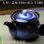 大きい急須 オーロラ特大急須（アミ付）（容量950cc） 長湯呑6.5?7.5杯 美濃焼 日本製 お茶 きゅうす お茶道具 茶葉 緑茶 お洒落な急須 おしゃれ かわいい 大容量 つぎやすい 茶葉がひろがりやすい