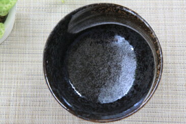 うどん鉢/丼 どんぶり アケヨアラハケ55丼（黒色）直径17.0cm×高さ8.8cm 容量700cc 年越しそば 和食器 美濃焼 日本製 そばもOK