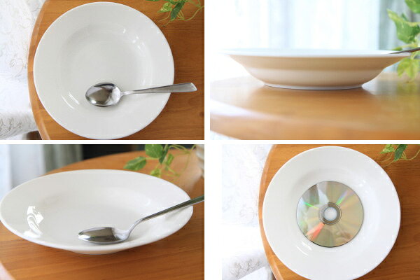 【白い食器】【洋風】ニューラウンド9インチスープ【直径22.8cm×高さ4.2cm】【中鉢】【サラダ】【美濃焼/日本製】 kanechuu-10000916 街はずれの陶器屋さん サンプル画像2